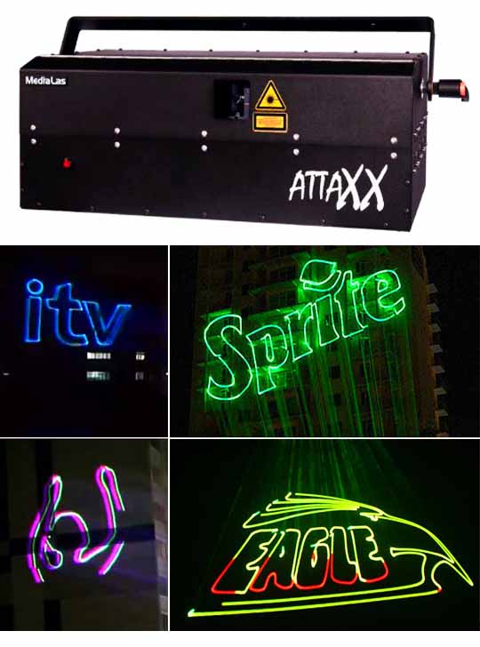 Лазерный проектор для рекламы MEDIALAS AttaXX 14+ RGB